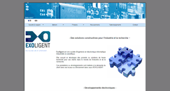 Desktop Screenshot of exoligent.com